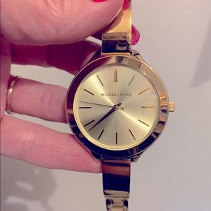 Gold Michael Kors watch